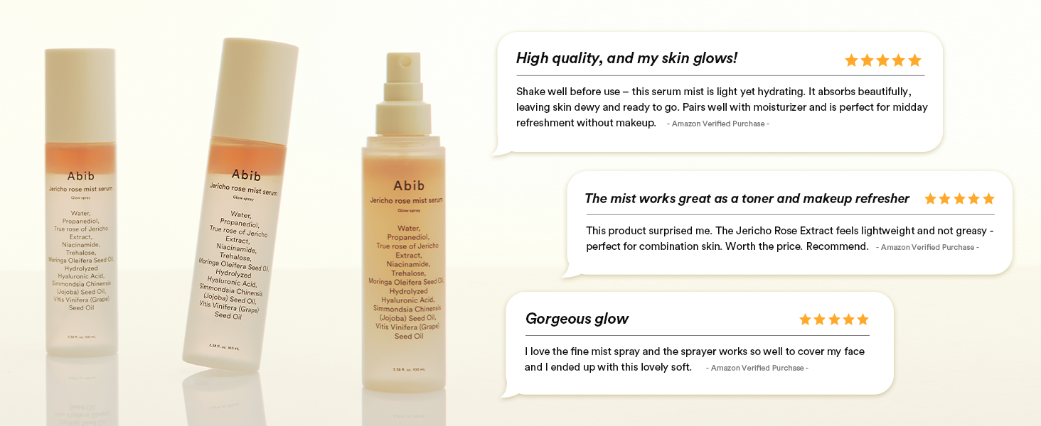 Abib Jericho Rose Mist Serum Glow Spray, 100ml
